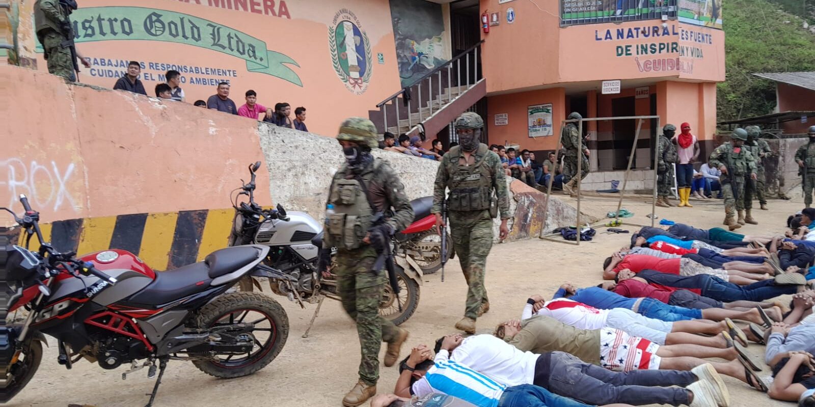 Operaciones militares en el cantón Camilo Ponce Enríquez, ejecutado el 16 de junio de 2024. Cortesía