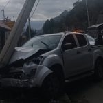 Así terminó el vehículo tras el accidente de tránsito registrado en la vía rápida Cuenca – Azogues, a la altura del ingreso a Paccha.