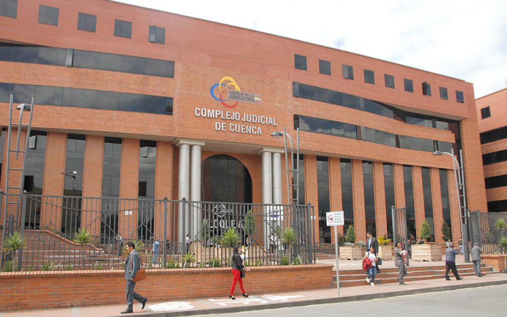 La audiencia de juicio se instaló en el Complejo judicial de Cuenca.