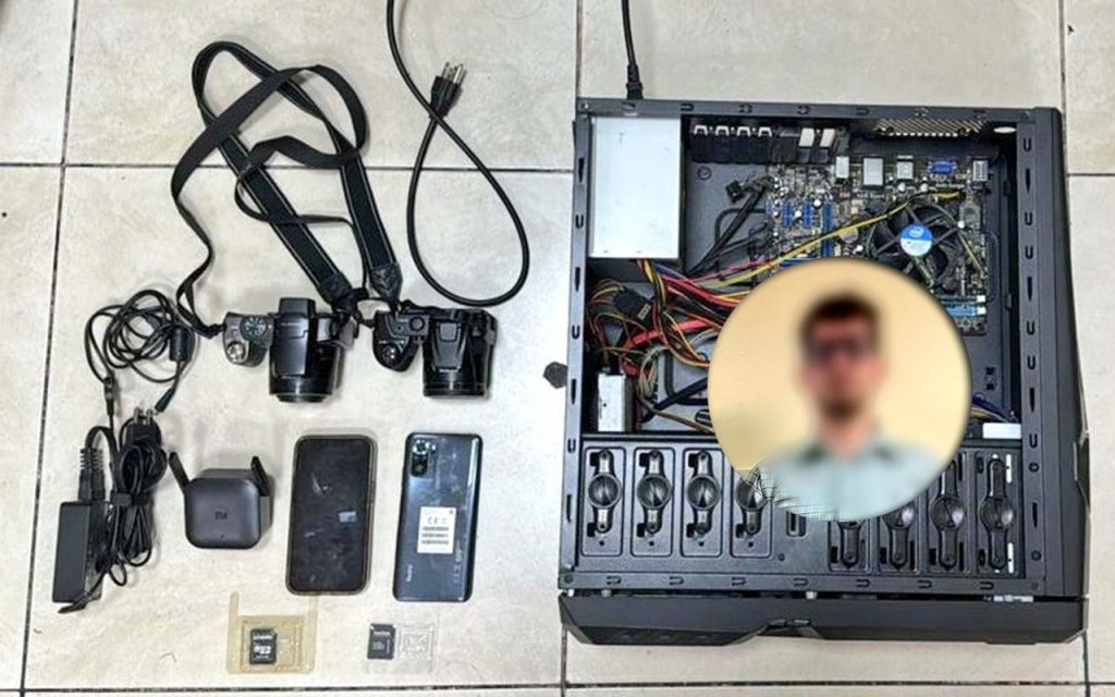 El ciudadano detenido en Guayaquil es procesado por el presunto delito de pornografía infantil.