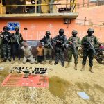 Material decomisado y dos detenidos en el cantón Camilo Ponce Enríquez.