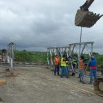 El puente Bailey funcionará de manera provisional.