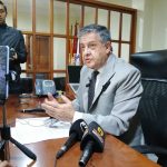 El fiscal provincial de Azuay, Leonardo Amoroso, respondió a la denuncia presentada por los cinco asambleístas de Azuay.