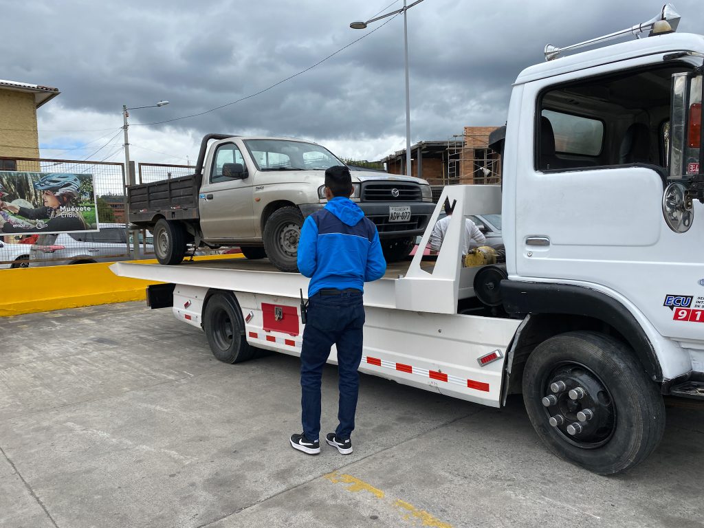 En el parque de La Madre funcionan espacios de retención vehicular. Las grúas dejan los automotores sancionados en este espacio. XCA