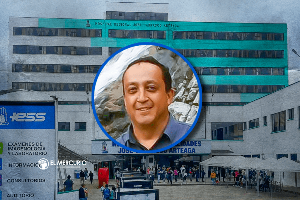 Fernando León, nuevo gerente del Hospital del IESS de Cuenca.