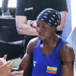 La boxeadora María José Palacios aseguró diploma olímpico al estar entre las ocho mejores en su categoría.