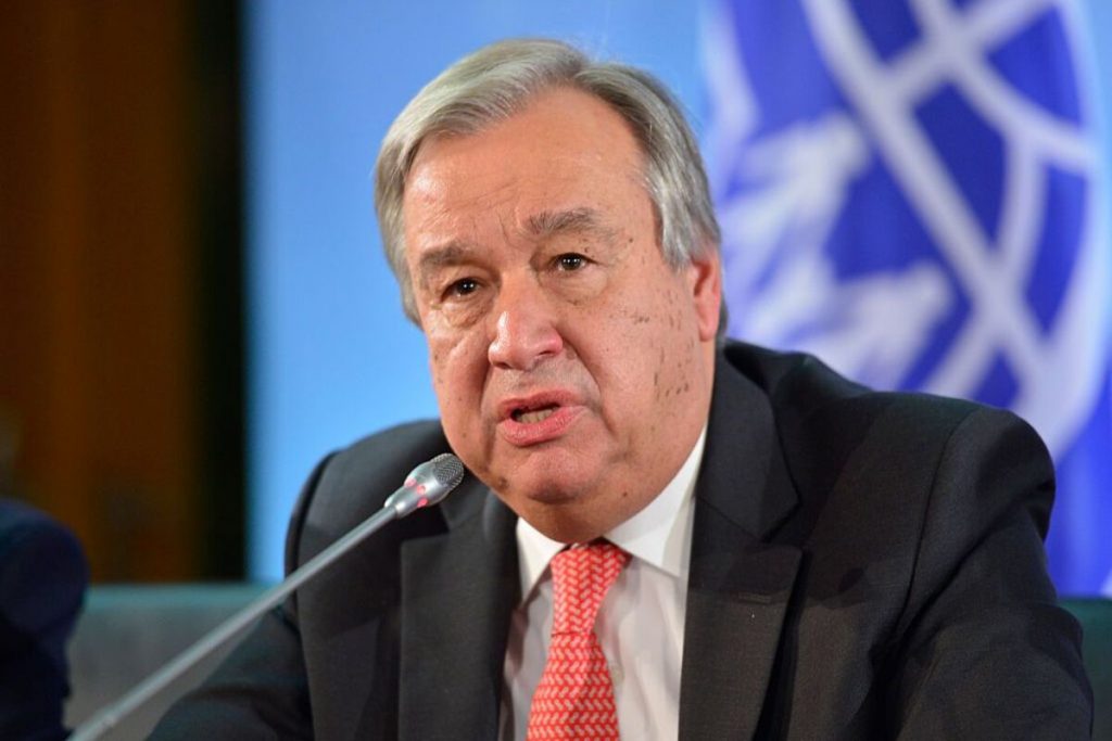 António Guterres, aplaudió este martes el acuerdo alcanzado este mismo día en Pekín entre catorce grupos palestinos