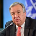 António Guterres, aplaudió este martes el acuerdo alcanzado este mismo día en Pekín entre catorce grupos palestinos
