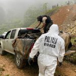 Tras intervención en zonas mineras de la Ponce Enríquez se encontró tres cadáveres. IVM