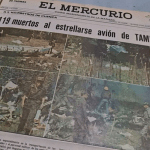 El accidente aérero de la aerolínea Tame que cubría la ruta Quito- Cuenca en 1983 dejó 119 personas fallecidas. Foto El Mercurio