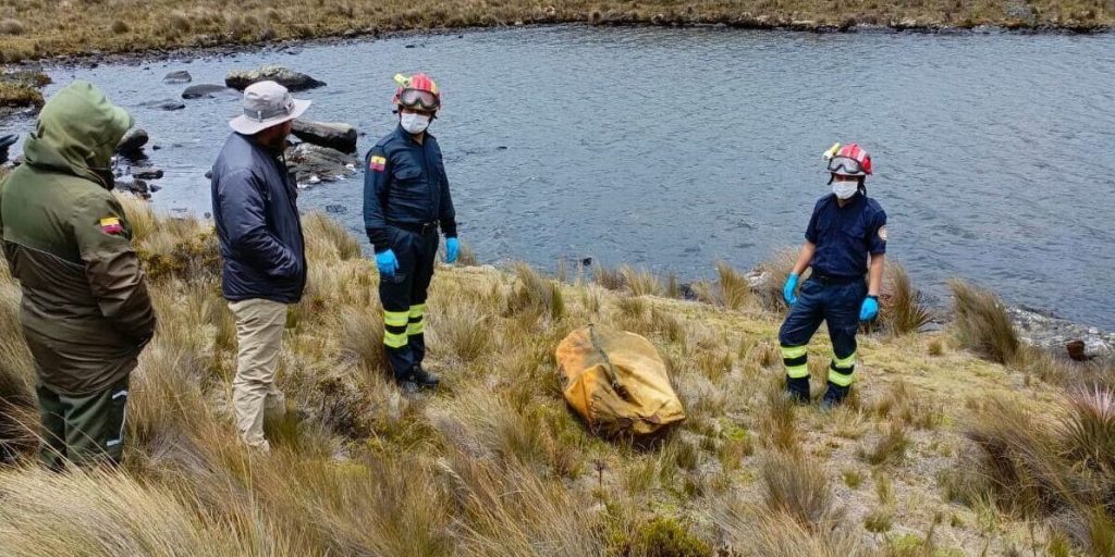 Laguna Napale donde fue abandonado el cuerpo del adolescente, el 23 de octubre de 2023. Cortesía