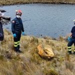 Laguna Napale donde fue abandonado el cuerpo del adolescente, el 23 de octubre de 2023. Cortesía