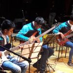Los estudiantes seleccionados podrán aprender canto o a tocar instrumentos. Cortesía