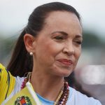 La líder opositora de Venezuela María Corina Machado denunció que, durante la madrugada, fue víctima de un atentado perpetrado contra ella y su equipo. EFE