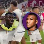 Moisés Caicedo y Carlos Gruezo discutieron luego del partido con México.