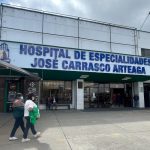 Hospital “José Carrasco Arteaga” del Instituto Ecuatoriano de Seguridad Social (IESS), en Cuenca.