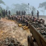 Intervención de las Fuerzas Armadas en las concesiones mineras del cantón minero. Cortesía