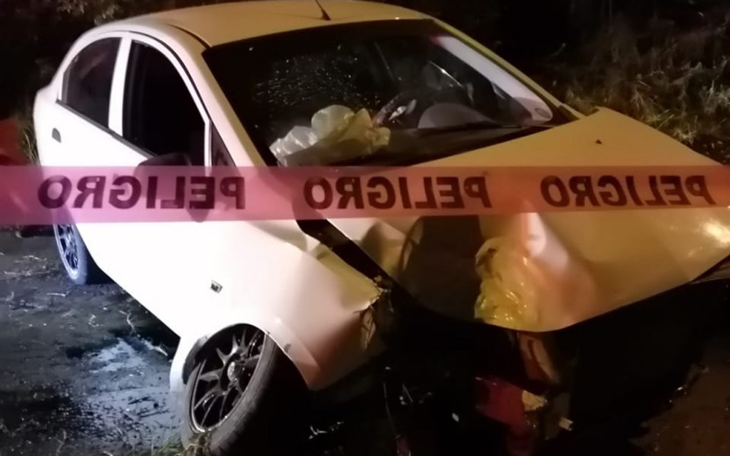 Así terminó el vehículo en el que falleció un ciudadano en un accidente de tránsito en Cuenca.