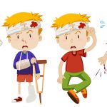 Ilustración de los daños que puede provocar la pirotecnia en niños y otras personas que la manipulen mal. /Cortesía