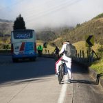 Se recomienda a los romeriantes que van a El Cisne, caminar con precaución. /Archivo