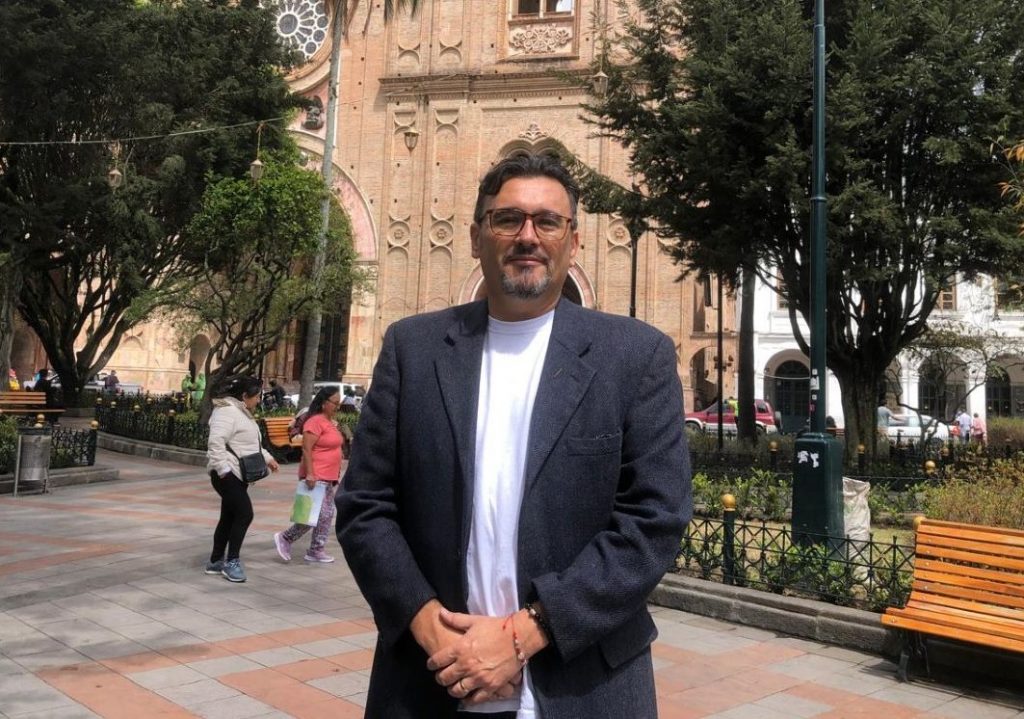 Diego Carrasco, director de teatro y docente de Artes Escénicas de la Universidad de Cuenca.