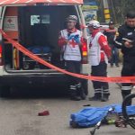 Personal de la Oficina de Investigación de Accidentes de Tránsito cumplió con las pericias para el levantamiento del ciclista fallecido en Narancay.