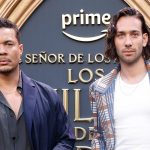 Los actores Maxim Baldry (d) e Ismael Cruz Córdoba (i) posan para la Agencia EFE con motivo de la segunda temporada de la serie de Prime 'El señor de los Anillos. El poder del Anillo'. EFE