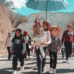 Niños y jóvenes del colectivo "Peregrinitos Hoy, Peregrinitos Siempre", priostes de la fiesta de los días 15 y 16 de agosto en el Santuario de El Cisne.
