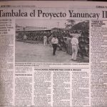 El caso “Consorcio Yanuncay” publicado en 2006 reveló anomalías en la fase II de los planes de agua potable y saneamiento de Cuenca tras un contrato entre ETAPA y el Consorcio Yanuncay.