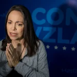 Corina Machado pidió a México que insista a Maduro para reconocer los resultados electorales. Foto EFE