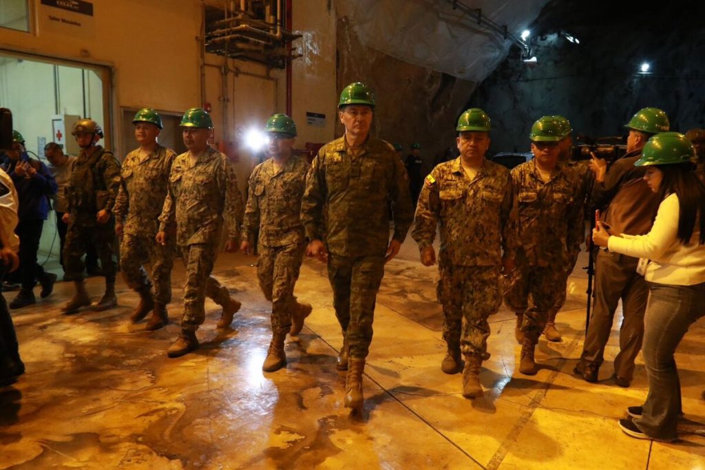 Miembros de las FF.AA. darán seguridad en la Central Hidroeléctrica Mazar.