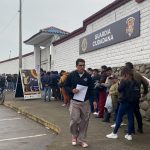 Jóvenes buscan una oportunidad de empleo en la Guardia Ciudadana de Cuenca (GCC).