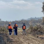 Un incendio forestal ha afectado una extensa zona de vegetación en el cantón Nabón, provincia del Azuay.
