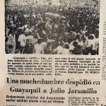 Edición de El Mercurio de febrero de 1978, cuando registró la muerte del cantante Julio Jaramillo, el “Ruiseñor de América”.