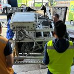 La estación meteorológica entregada en comodato por el Municipio de Guayaquil permanece en el Aeropuerto de Cuenca. /Cortesía