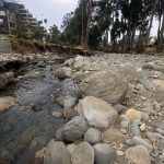 Las semanas recientes esta ha sido la imagen constante en la cuenca del río Tomebamba por la sequía hidrológica.