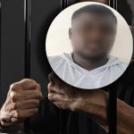 La Policía publicó una imagen con el rostro difuminado del presunto violador detenido.