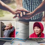 ‘Irma’ y sus hijos solicitan donaciones para mejorar su situación económica. Ella padece de cáncer. Su joven hijo trabaja para ayudar en casa.