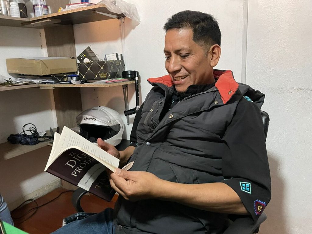 Iván Cajamarca, cuencano quien inició el trámite para morir por medio de la eutanasia.