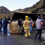 El camión que, transportaba combustible, se accidentó en el Parque Nacional Cajas (PNC). Dejó evidencia negligencia en el control.