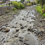 Caudal del río Tomebamba, en Cuenca, no creció a pesar de las lluvias.