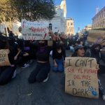 Estudiantes de la FEUE protestaron contra Daniel Noboa. Piden cambios urgentes.