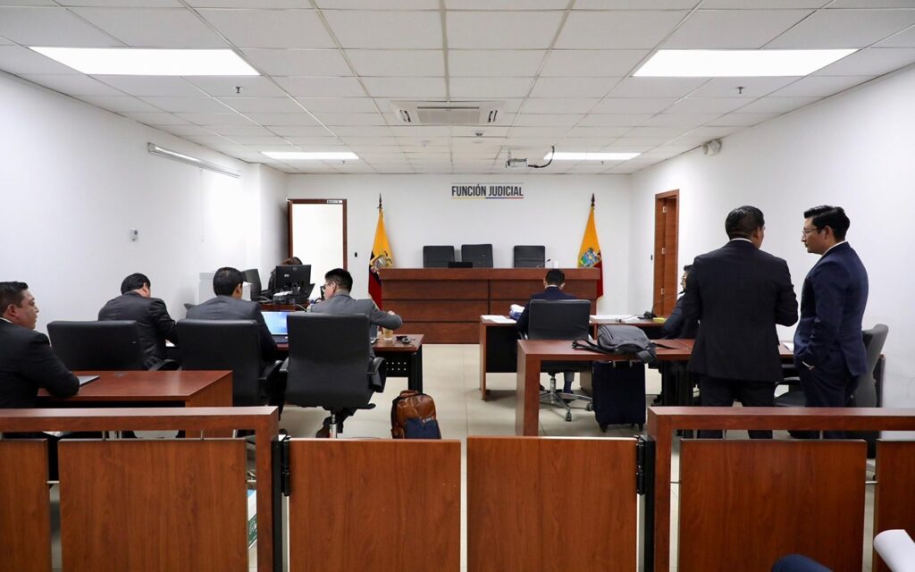 La audiencia se preveía instalar este martes 29 de octubre de 2024 en el Complejo Judicial Norte de Quito.