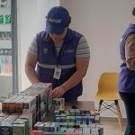 Intendencia decomisó cigarrillos electrónicos en un local de Cuenca.