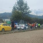 Imágenes del procedimiento policial en el sector del ingreso a San Joaquín.