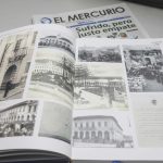 El libro ‘100 años: Historia gráfica de Cuenca a través de diario El Mercurio’ estará disponible desde hoy en a un costo de 23 dólares. /XCA