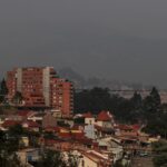 Mala calidad del aire en Cuenca por los incendios forestales.