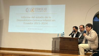 Presentaron informe sobre desnutrición infantil en Ecuador.