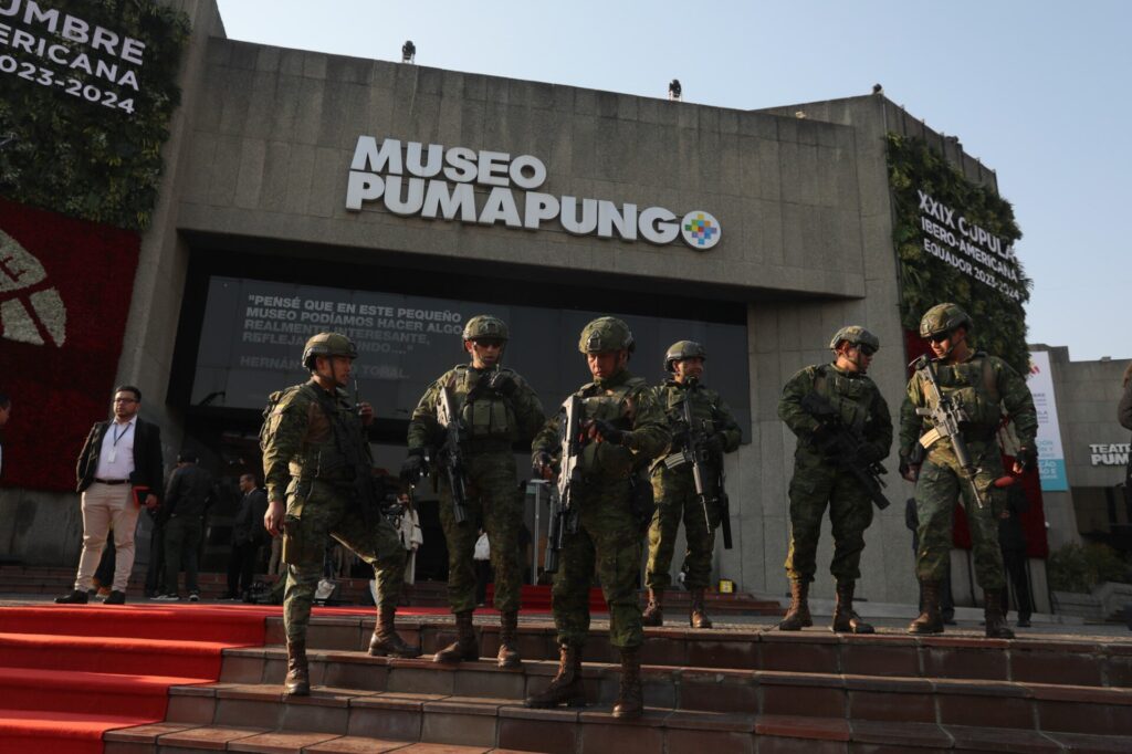 Extremas medidas de seguridad se aplicaron para la la XXIX Cumbre Iberoamericana de Jefas y Jefes de Estado y de Gobierno.