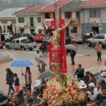 El Señor de Girón suele ser venerado con procesiones en este cantón de Azuay. /Raúl Sanmartín.